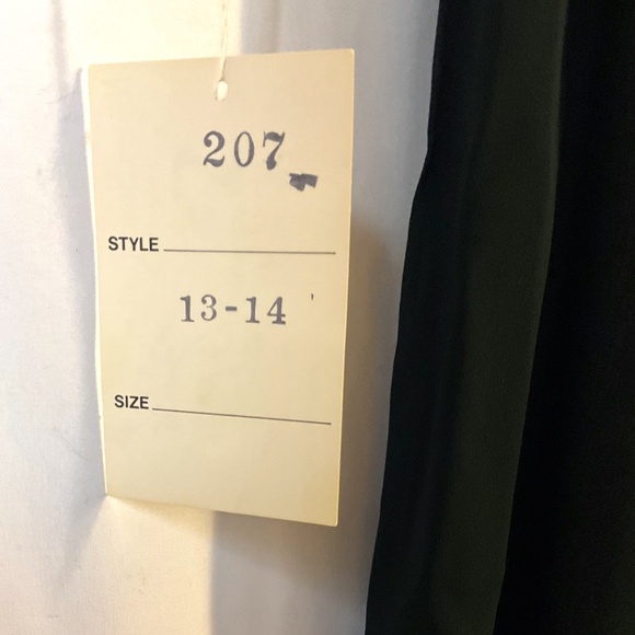 Gold and Silver Metallic Black Sheer Vintage Dress - Picture 8 of 9